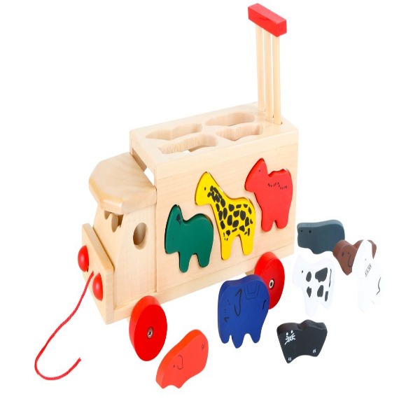 Dierentuinwagen met vormenstoof