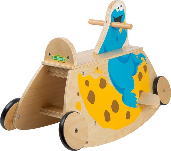 Houten Loopwagen Koekiemonster - Afbeelding 4