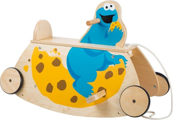 Houten Loopwagen Koekiemonster - Afbeelding 6