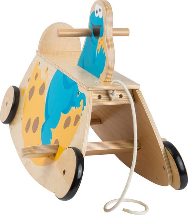 Houten Loopwagen Koekiemonster - Afbeelding 3