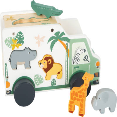 Houten Speelgoedbus Safari