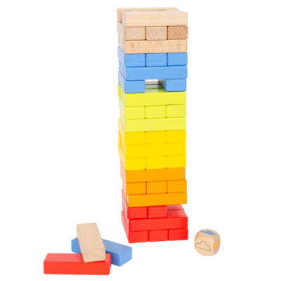 Houten wiebel regenboog toren