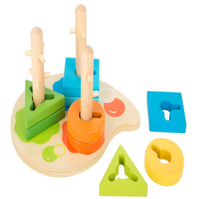 Kleurrijke Houten Sorteervormen