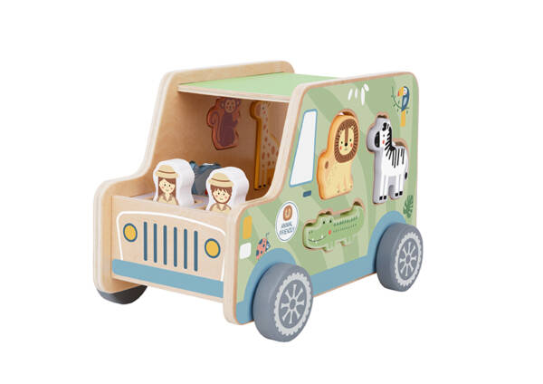 ZaciaToys houten safari jeep - Afbeelding 4