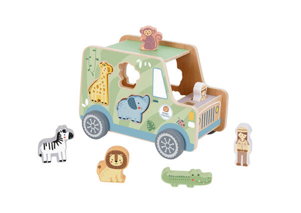 ZaciaToys houten safari jeep - Afbeelding 3